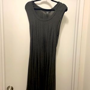 Grey midi dress
